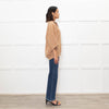 Roksanda Tan knit Orange Pocket Oversized Knit Top