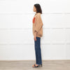 Roksanda Tan knit Orange Pocket Oversized Knit Top