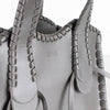 Chloe Elephant Grey Small Whipstitch Tote Bag