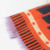 Barbieri Multi Coloured Geometric Patterned Wool Scarf