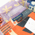 Barbieri Multi Coloured Geometric Patterned Wool Scarf