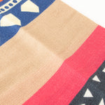 Barbieri Multi Coloured Geometric Patterned Wool Scarf