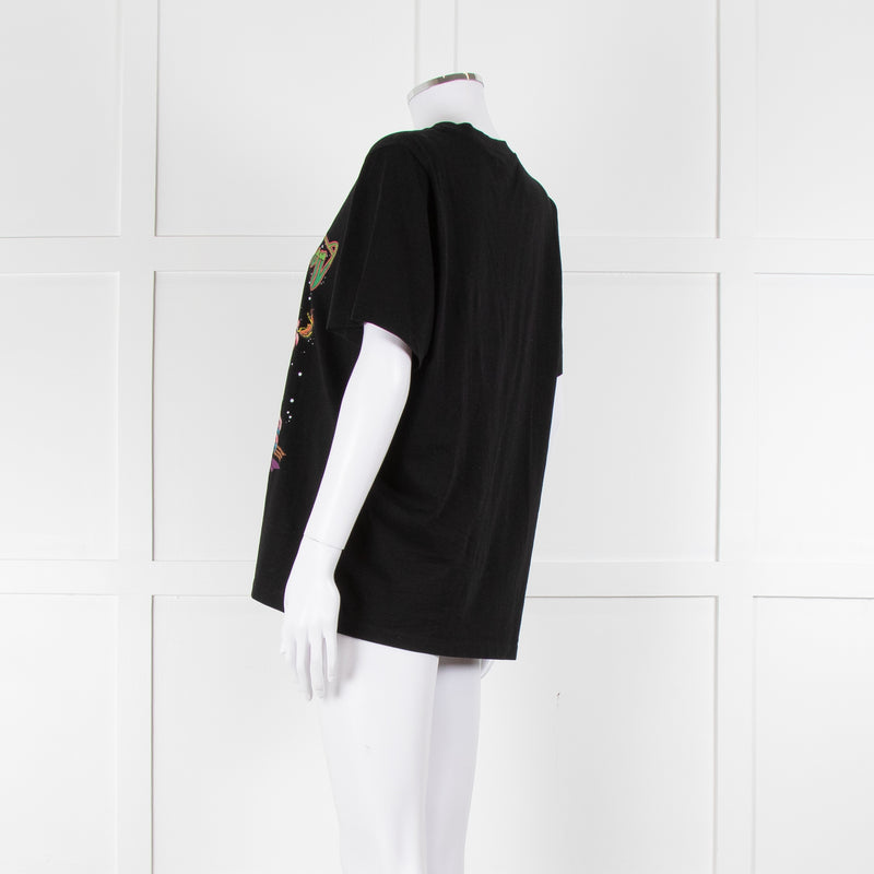 Stella McCartney 'Female Rebellion' Black Graphic T-Shirt
