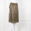 Isabel Marant Etoile Gold Plisse Skirt