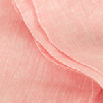 Puro Pink Linen Fringed Scarf