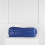 Bottega Veneta Blue Olimpia Woven Leather Shoulder Bag