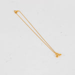 Missoma Curly Molten Initial A Pendant Necklace 18ct Gold Vermeil