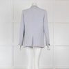 Zadig & Voltaire Light Blue Blazer with Pink Metallic Thread