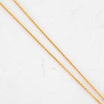 Missoma Curly Molten Initial A Pendant Necklace 18ct Gold Vermeil