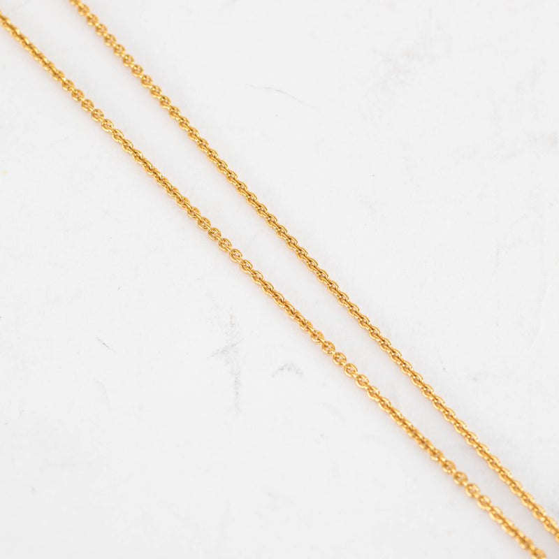 Missoma Curly Molten Initial A Pendant Necklace 18ct Gold Vermeil
