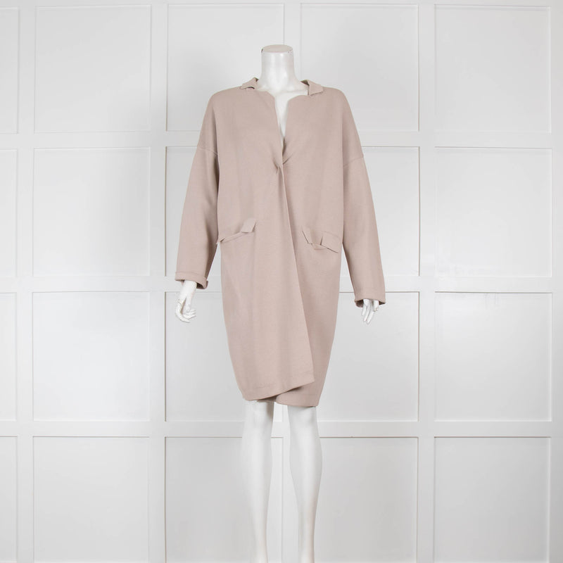 Zelle Studio Beige Knit Coatigan