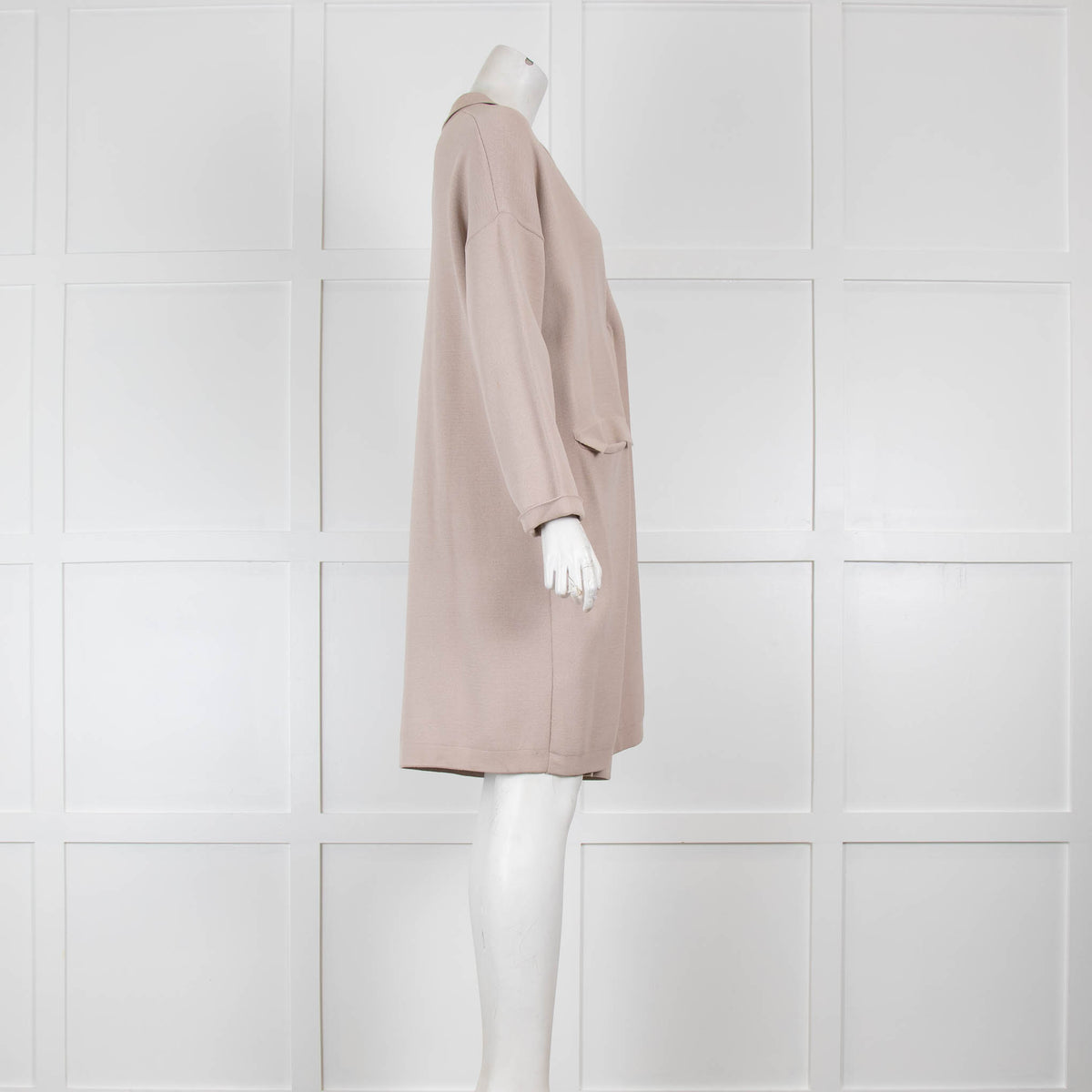 Zelle Studio Beige Knit Coatigan