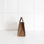 Louis Vuitton Brown Monogram OnTheGo MM Bag With Bag Charm