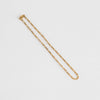 Otiumberg Gold Plated Delicate Flat Chain Anklet