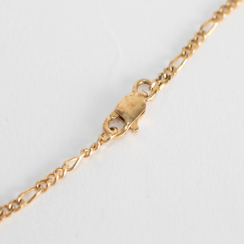 Otiumberg Gold Plated Delicate Flat Chain Anklet