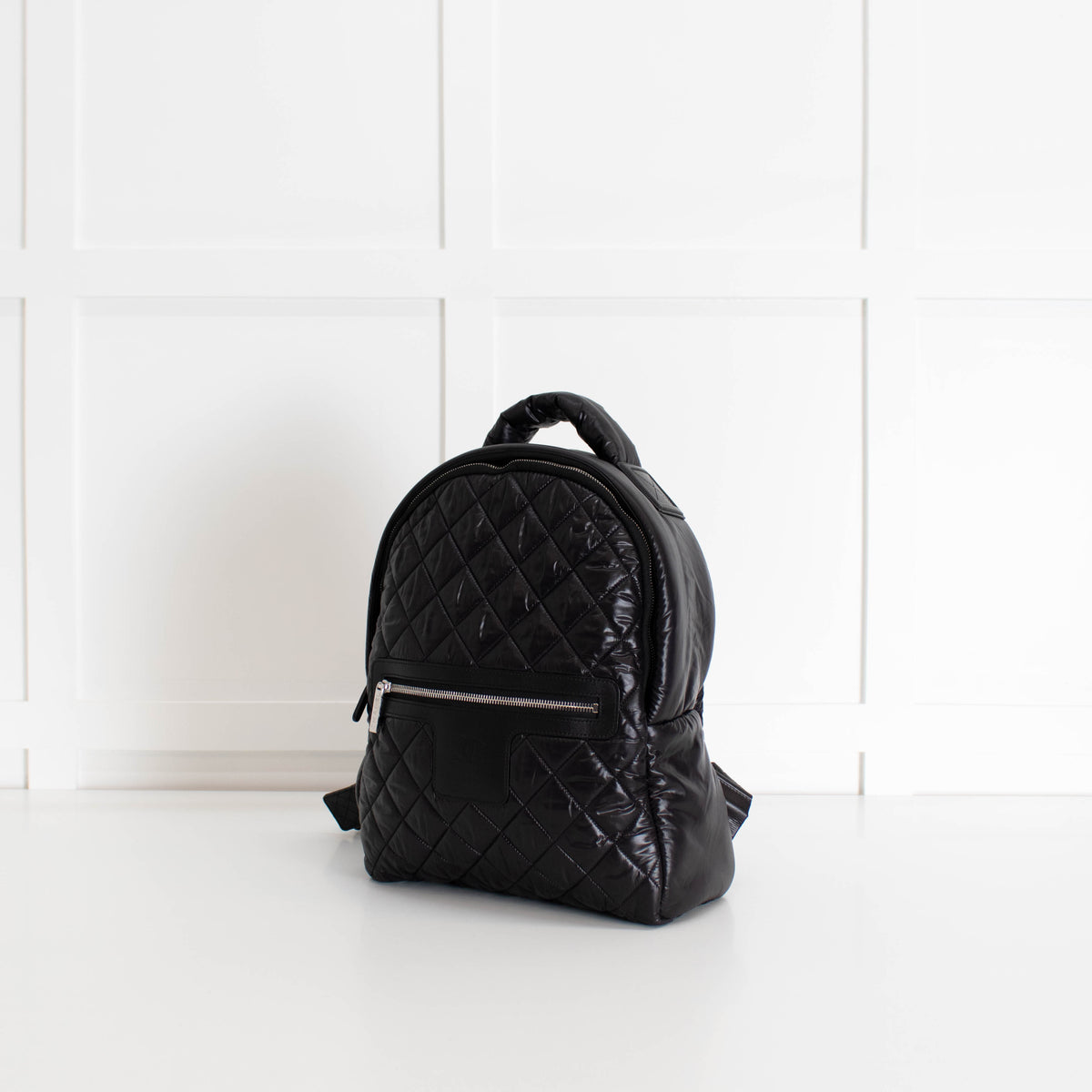 Chanel Black Quilted Coco Cocoon Nylon Backpack
