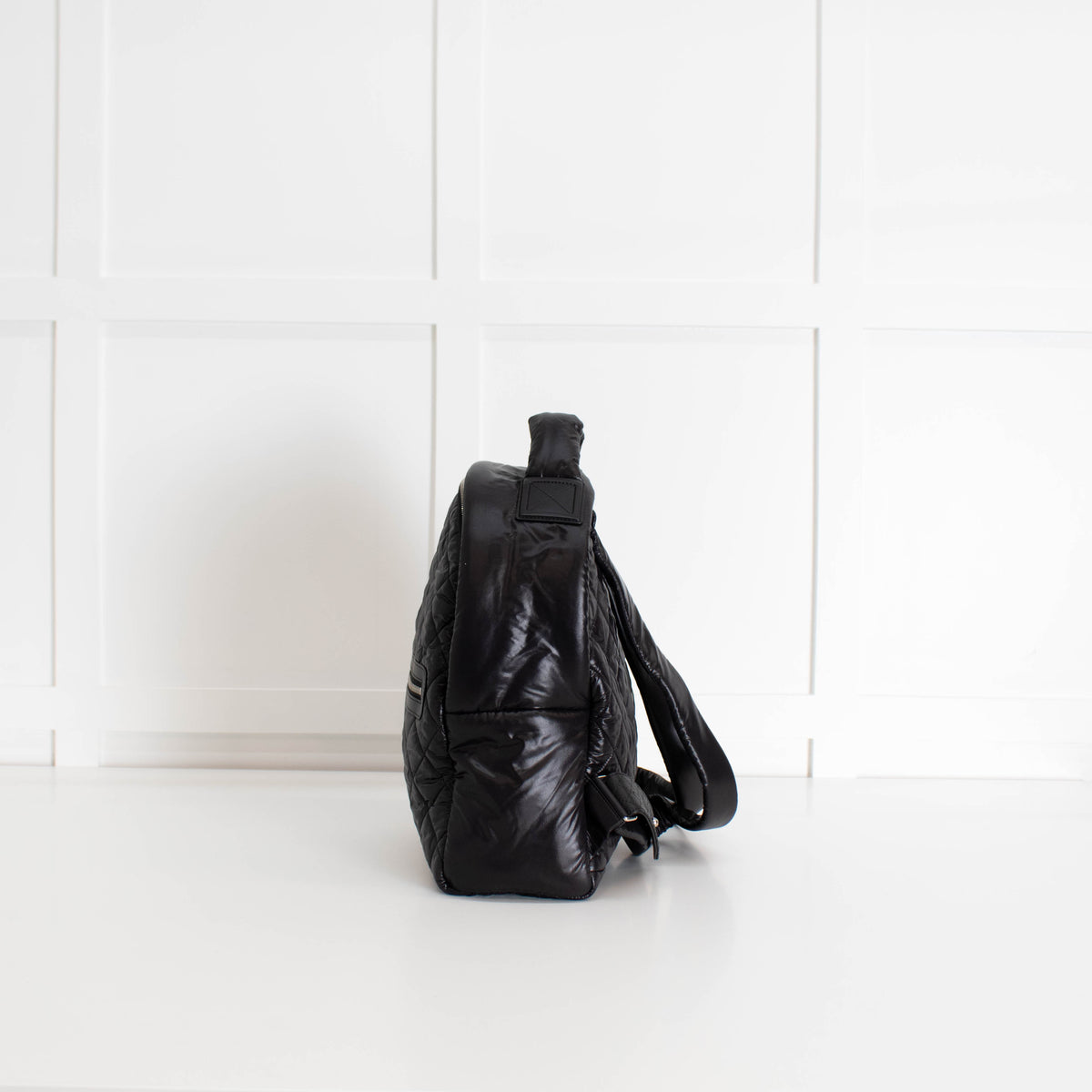 Chanel Black Quilted Coco Cocoon Nylon Backpack