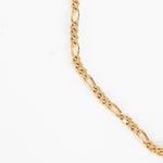 Otiumberg Gold Plated Delicate Flat Chain Anklet