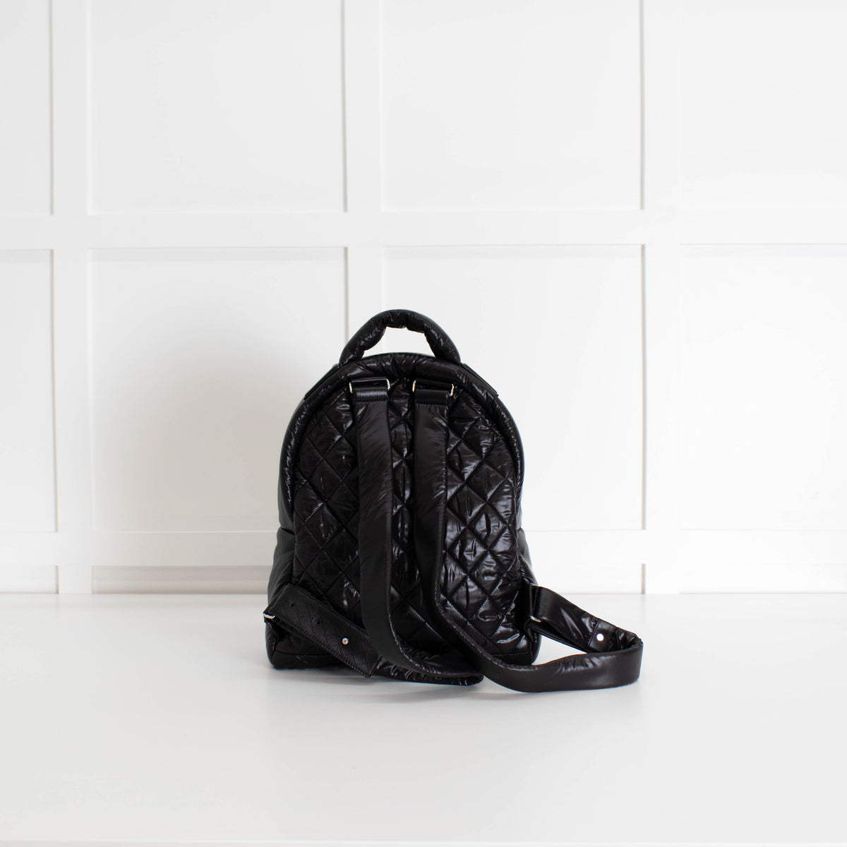 Chanel Black Quilted Coco Cocoon Nylon Backpack