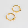 Otiumberg Gold Vermeil Chaos Hoop Earrings
