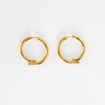 Otiumberg Gold Vermeil Chaos Hoop Earrings