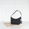 Gucci Black Monogram Horsebit Slim Small Shoulder Bag