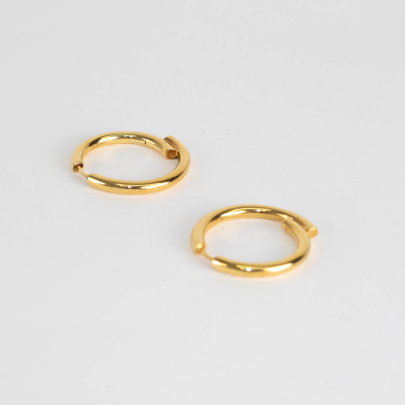 Otiumberg Gold Vermeil Chaos Hoop Earrings