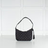 Gucci Black Monogram Horsebit Slim Small Shoulder Bag