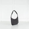 Gucci Black Monogram Horsebit Slim Small Shoulder Bag