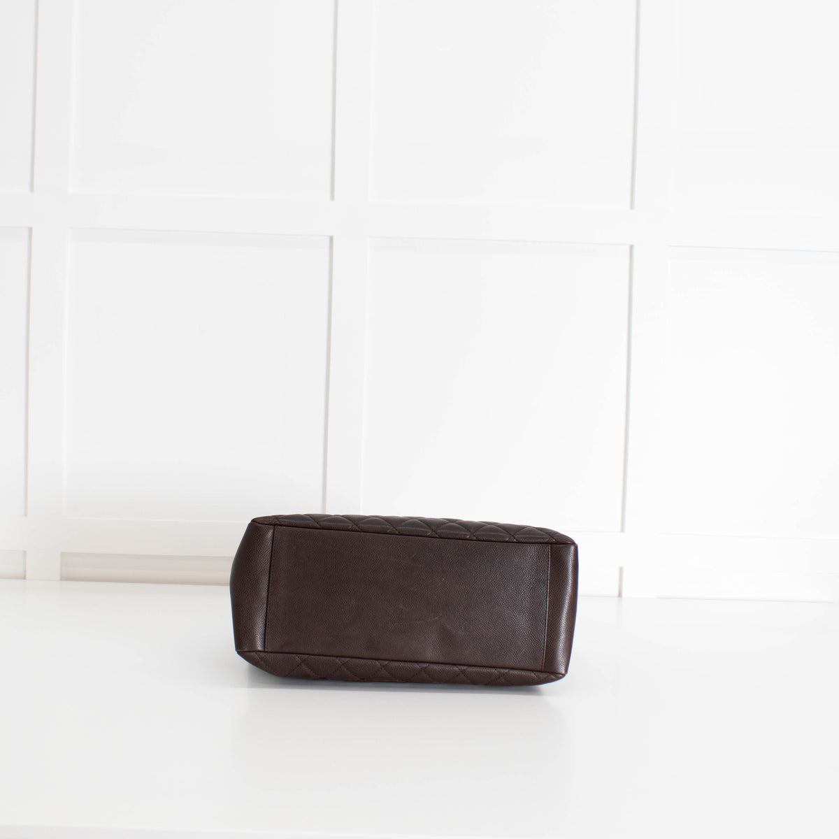 Chanel Brown Caviar Leather Grand Shopping Tote