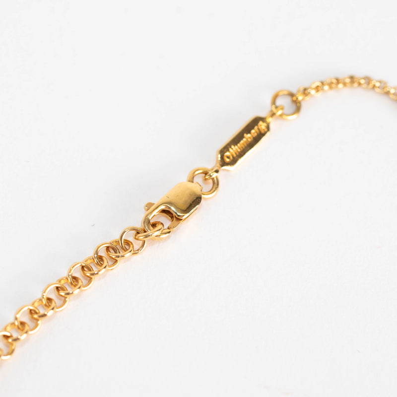 Otiumberg Gold Vermeil Necklace with Diamond Knot