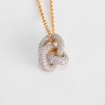 Otiumberg Gold Vermeil Necklace with Diamond Knot