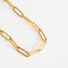 Otiumberg Gold Paperclip Chain with Toggle