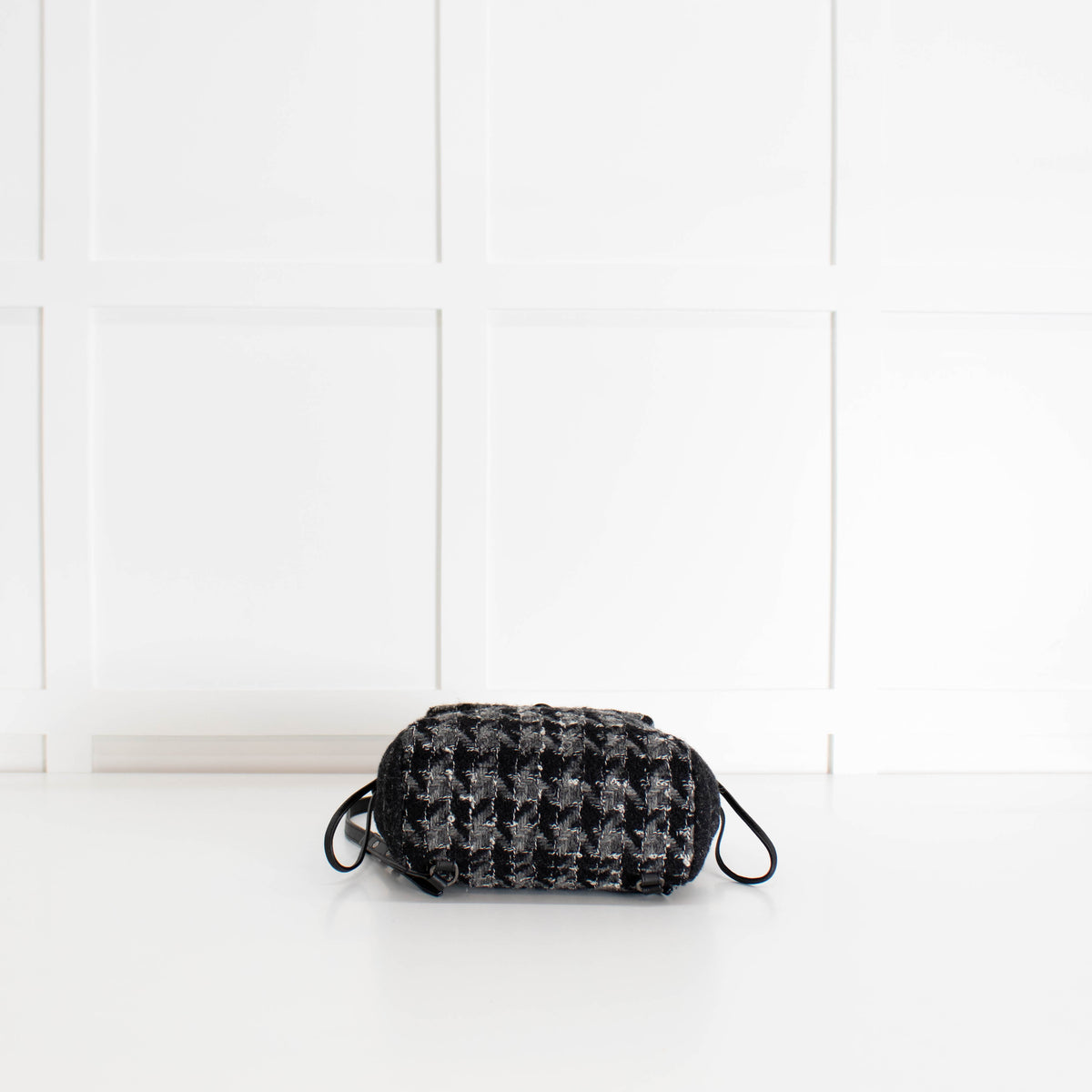 Chanel Grey Tweed Coco Backpack