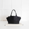 Celine Black Grainy Leather Tri Fold Bag