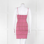 Jacquemus Pink Knit Strappy Dress