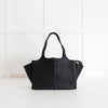 Celine Black Grainy Leather Tri Fold Bag