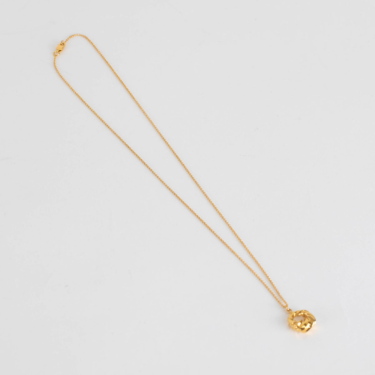 Otiumberg Gold Ripple Pendant Necklace