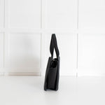 Celine Black Grainy Leather Tri Fold Bag