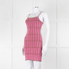 Jacquemus Pink Knit Strappy Dress