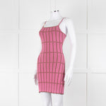 Jacquemus Pink Knit Strappy Dress