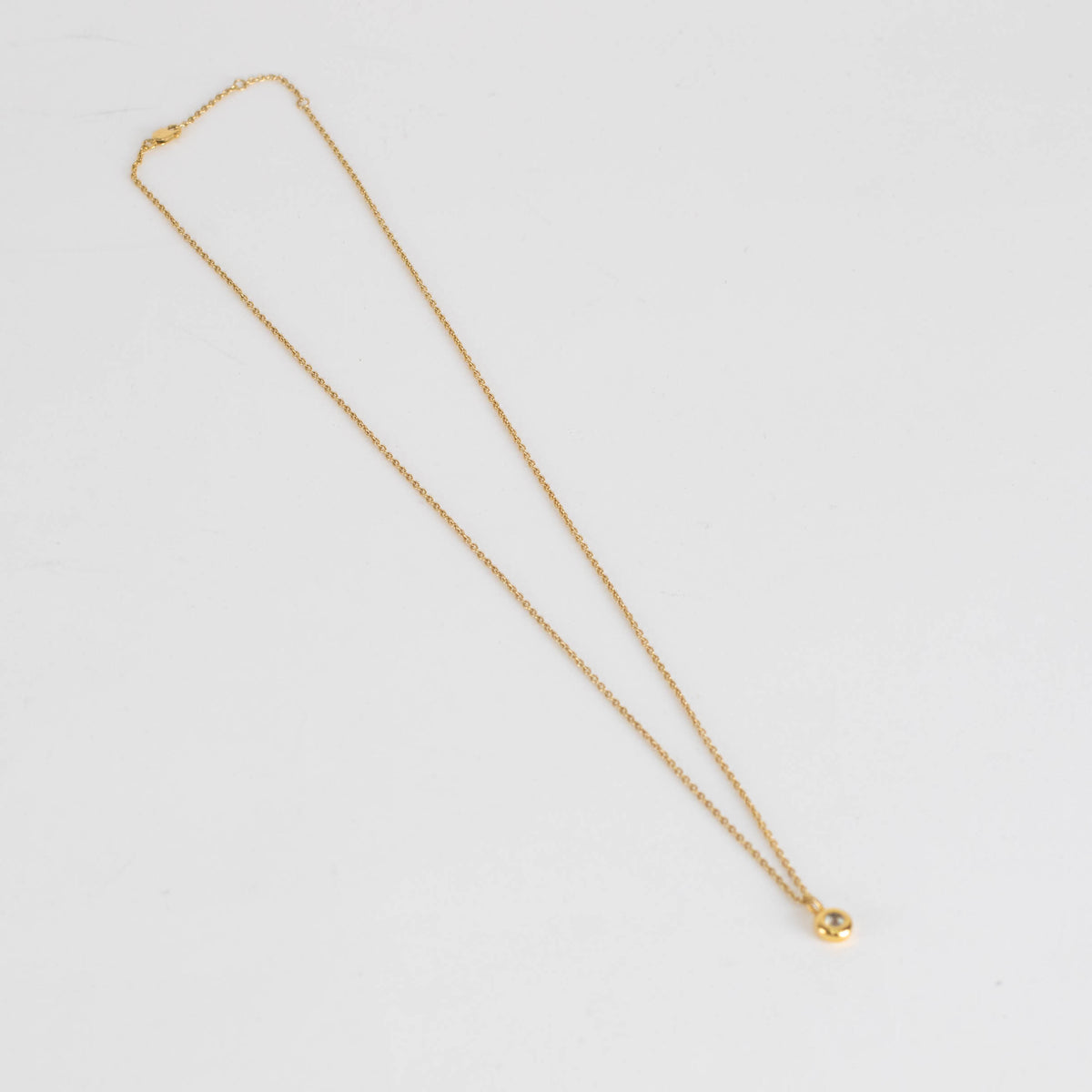 Otiumberg Gold Plated Diamante Pendant Necklace