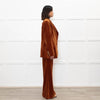Temperley Rust Velvet 3 Piece Trouser Suit