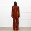 Temperley Rust Velvet 3 Piece Trouser Suit