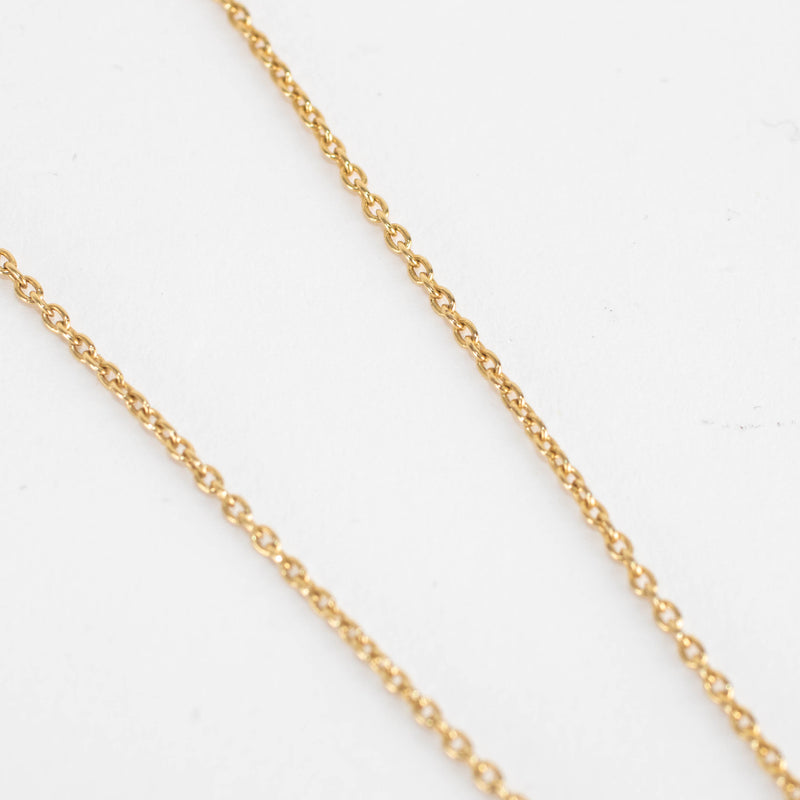 Otiumberg Gold Plated Diamante Pendant Necklace