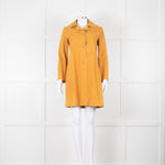Theory Orange Suede Coat