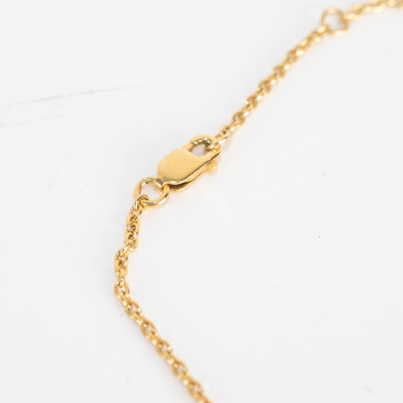 Otiumberg Gold Plated Diamante Pendant Necklace