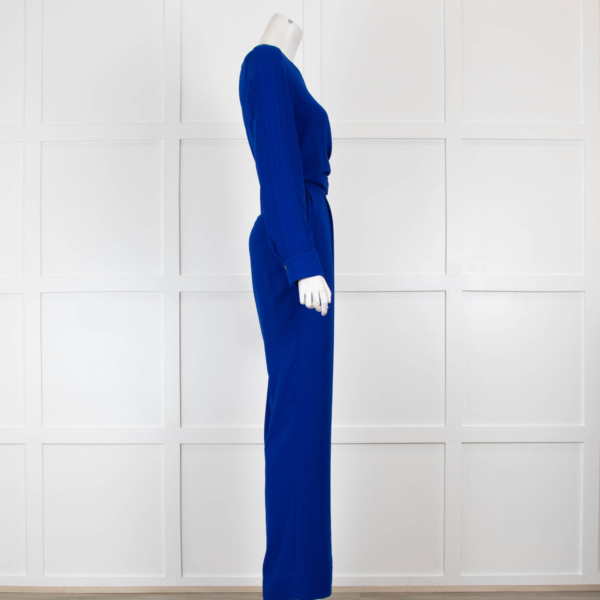 Diane Von Furstenberg Cobalt Blue Jumpsuit