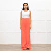 Victoria Victoria Beckham Orange Straight Leg Trousers