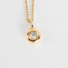 Otiumberg Gold Plated Diamante Pendant Necklace